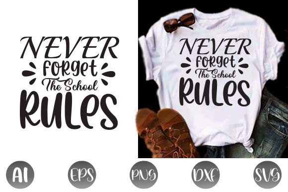 Never Forget the School Rules: An Embroidery Review