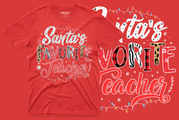 Santa's Favorite Teacher Shirt: An Embroidery Review