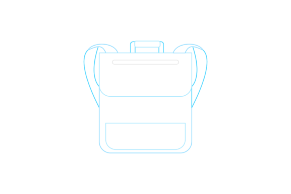 School Backpack Color Line Icon-193 Review