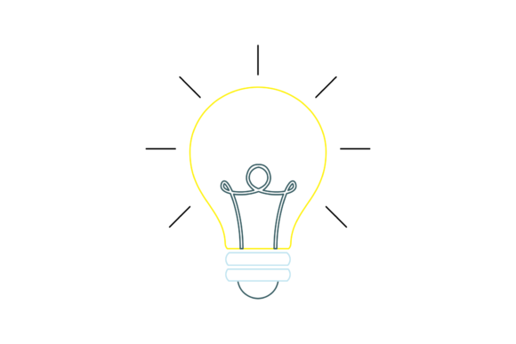 School Light Bulb Color Line Icon-78 Review