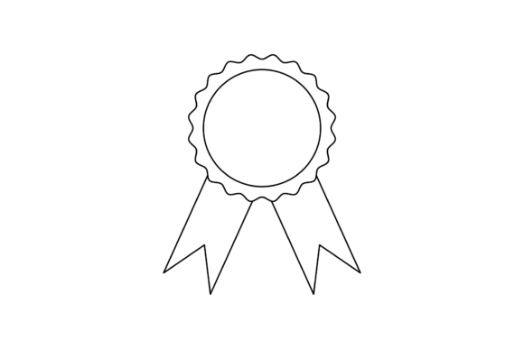 School Medal Line Icon-217: Embroidery Review