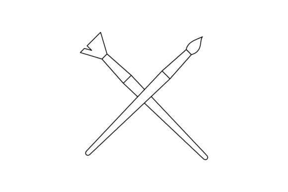 School Paint Brush Line Icon-144: An Embroidery Review