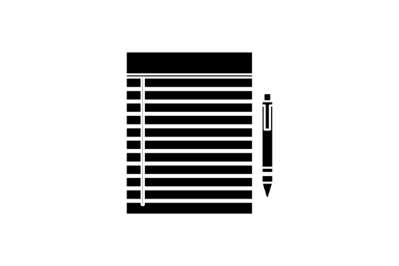 School Paper Note Solid Icon-226: Embroidery Review