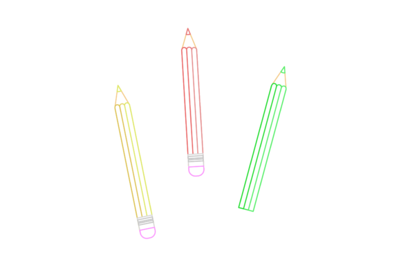 School Pencil Color Line Icon-116 Review