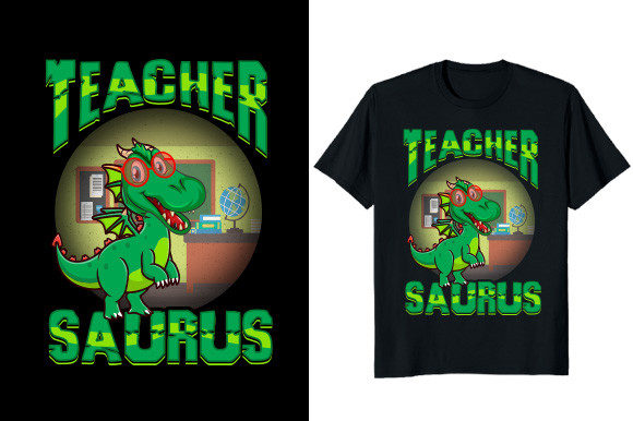 Teacher Saurus T-shirt Design: An Embroidery Review